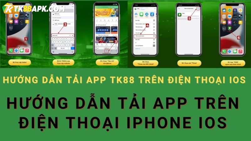 Các bước tải ứng dụng TK88 IOS cho điện thoại Iphone